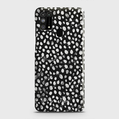 Samsung Galaxy M31 Cover - Bold Dots Series - Matte Finish - Snap On Hard Case with LifeTime Colors Guarantee