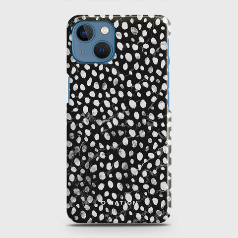 iPhone 13 Mini Cover - Bold Dots Series - Matte Finish - Snap On Hard Case with LifeTime Colors Guarantee