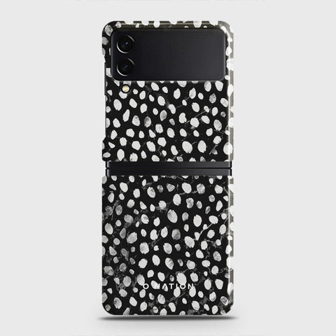 Samsung Galaxy Z Flip 3 5G Cover - Bold Dots Series - Matte Finish - Snap On Hard Case with LifeTime Colors Guarantee