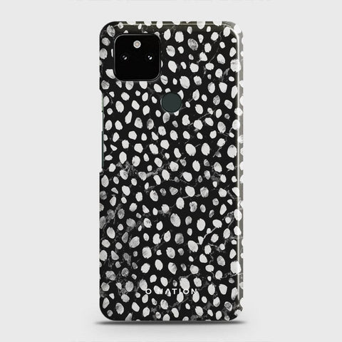 Google Pixel 5a 5G Cover - Bold Dots Series - Matte Finish - Snap On Hard Case with LifeTime Colors Guarantee