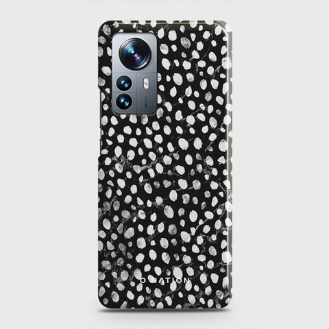 Xiaomi 12 Cover - Bold Dots Series - Matte Finish - Snap On Hard Case with LifeTime Colors Guarantee