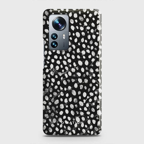Xiaomi 12x Cover - Bold Dots Series - Matte Finish - Snap On Hard Case with LifeTime Colors Guarantee
