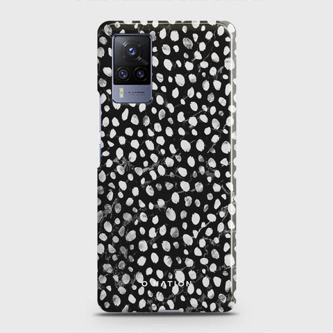 Vivo X60 Pro  Cover - Bold Dots Series - Matte Finish - Snap On Hard Case with LifeTime Colors Guarantee