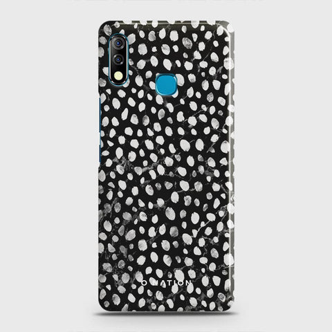 Infinix Hot 8 Lite Cover - Bold Dots Series - Matte Finish - Snap On Hard Case with LifeTime Colors Guarantee