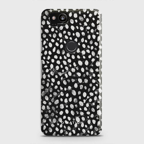 Google Pixel 2 Cover - Bold Dots Series - Matte Finish - Snap On Hard Case with LifeTime Colors Guarantee