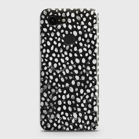 Google Pixel 3 XL Cover - Bold Dots Series - Matte Finish - Snap On Hard Case with LifeTime Colors Guarantee