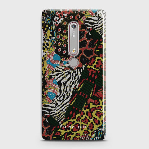 Nokia 6.1 Cover - Bold Dots Series - Matte Finish - Snap On Hard Case with LifeTime Colors Guarantee