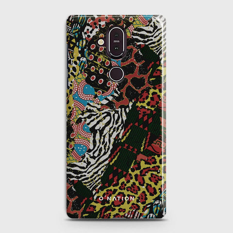 Nokia 8.1 Cover - Bold Dots Series - Matte Finish - Snap On Hard Case with LifeTime Colors Guarantee