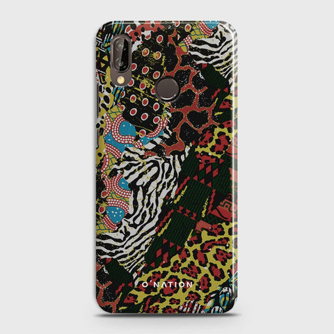 Huawei P20 Lite Cover - Bold Dots Series - Matte Finish - Snap On Hard Case with LifeTime Colors Guarantee