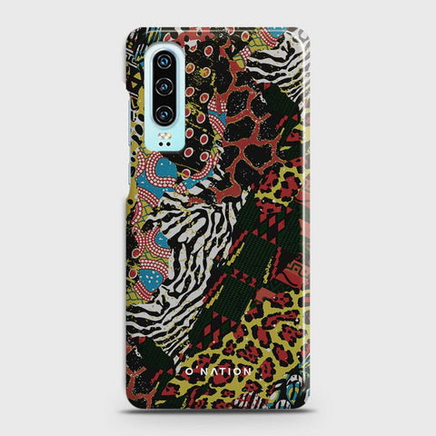 Huawei P30 Cover - Bold Dots Series - Matte Finish - Snap On Hard Case with LifeTime Colors Guarantee