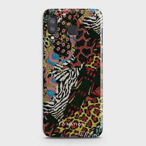 Samsung A8 Star Cover - Bold Dots Series - Matte Finish - Snap On Hard Case with LifeTime Colors Guarantee