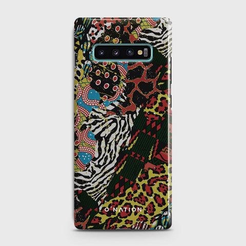 Samsung Galaxy S10 Cover - Bold Dots Series - Matte Finish - Snap On Hard Case with LifeTime Colors Guarantee