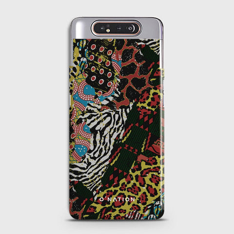 Samsung Galaxy A80 Cover - Bold Dots Series - Matte Finish - Snap On Hard Case with LifeTime Colors Guarantee