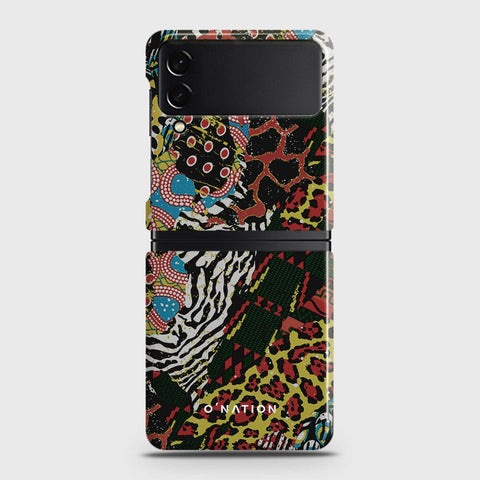 Samsung Galaxy Z Flip 3 5G Cover - Bold Dots Series - Matte Finish - Snap On Hard Case with LifeTime Colors Guarantee