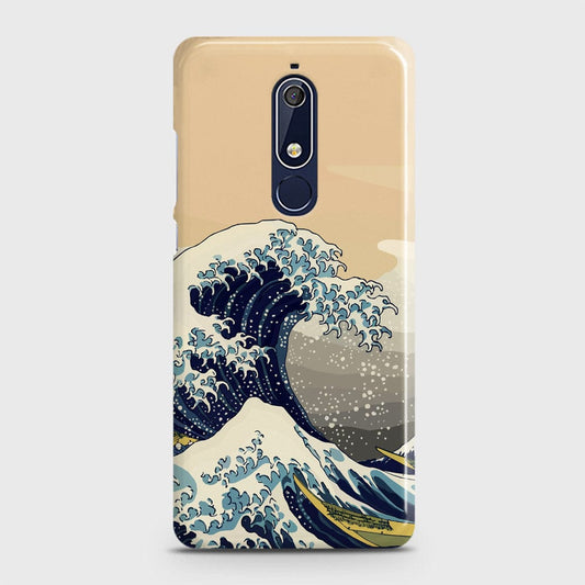 Nokia 5.1 Cover - Adventure Series - Matte Finish - Snap On Hard Case with LifeTime Colors Guarantee