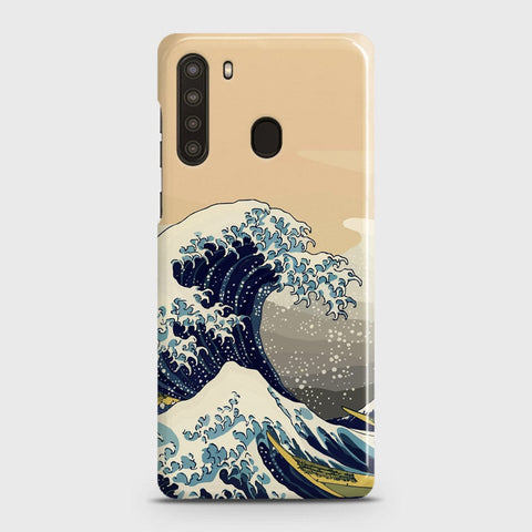 Samsung Galaxy A21 Cover - Adventure Series - Matte Finish - Snap On Hard Case with LifeTime Colors Guarantee