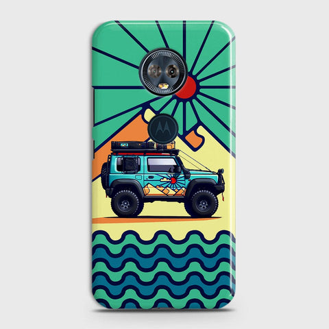 Motorola E5 Plus Cover - Adventure Series - Matte Finish - Snap On Hard Case with LifeTime Colors Guarantee