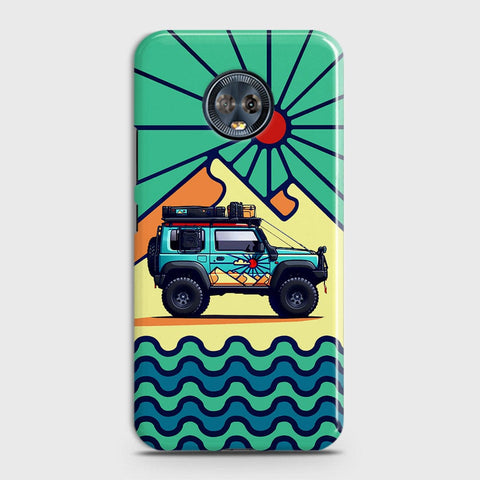 Motorola Moto G6 Cover - Adventure Series - Matte Finish - Snap On Hard Case with LifeTime Colors Guarantee