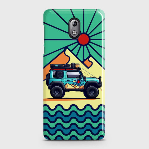 Nokia 3.1 Cover - Adventure Series - Matte Finish - Snap On Hard Case with LifeTime Colors Guarantee