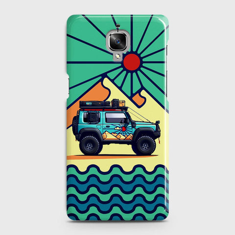 OnePlus 3  Cover - Adventure Series - Matte Finish - Snap On Hard Case with LifeTime Colors Guarantee