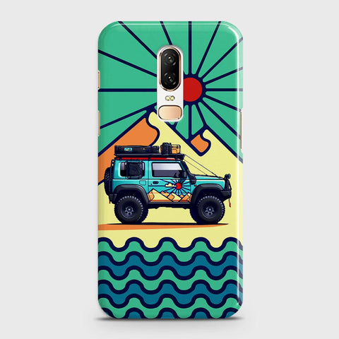 OnePlus 6  Cover - Adventure Series - Matte Finish - Snap On Hard Case with LifeTime Colors Guarantee