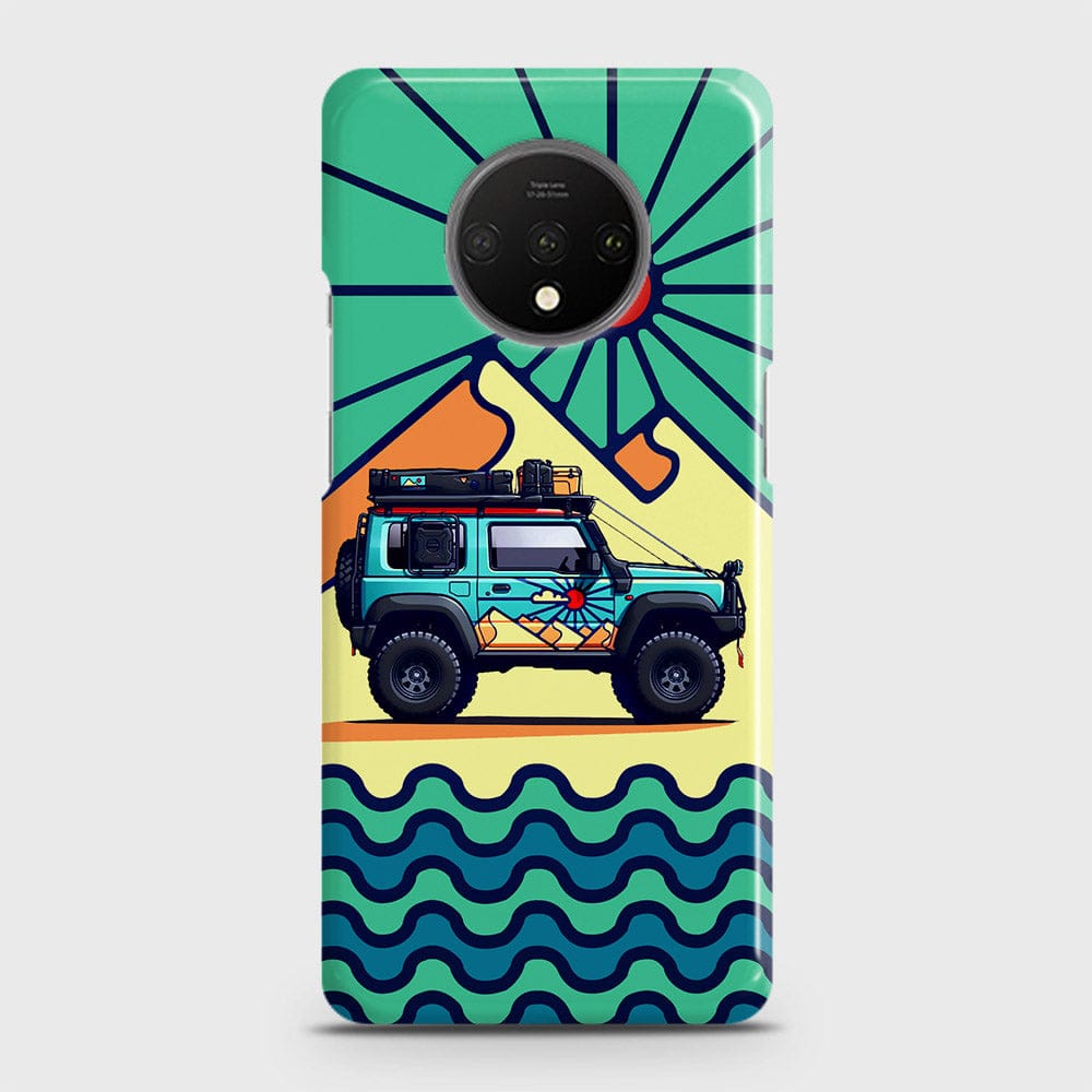 OnePlus 7T Cover - Adventure Series - Matte Finish - Snap On Hard Case with LifeTime Colors Guarantee (Fast Delivery)