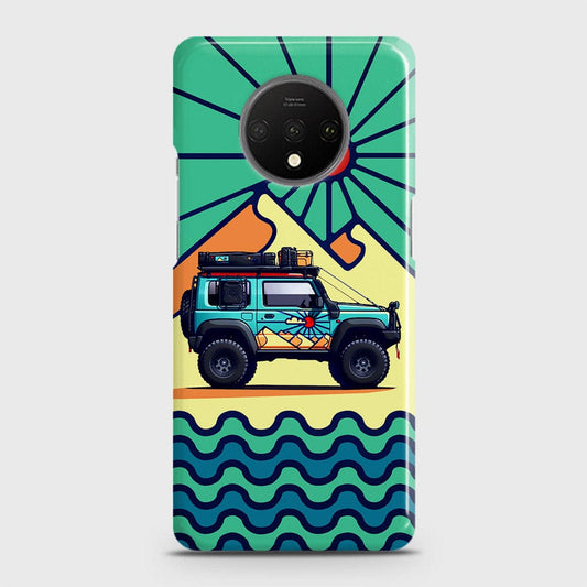 OnePlus 7T Cover - Adventure Series - Matte Finish - Snap On Hard Case with LifeTime Colors Guarantee (Fast Delivery)
