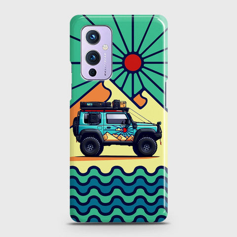OnePlus 9  Cover - Adventure Series - Matte Finish - Snap On Hard Case with LifeTime Colors Guarantee