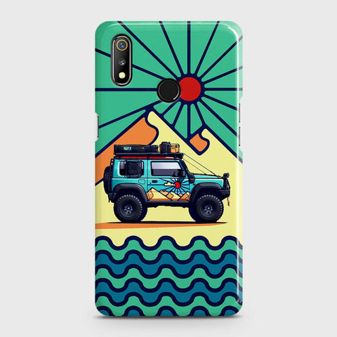 Realme 3 Cover - Adventure Series - Matte Finish - Snap On Hard Case with LifeTime Colors Guarantee