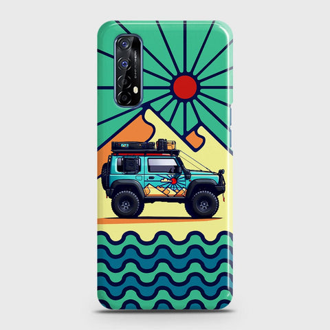 Realme 7 Cover - Adventure Series - Matte Finish - Snap On Hard Case with LifeTime Colors Guarantee