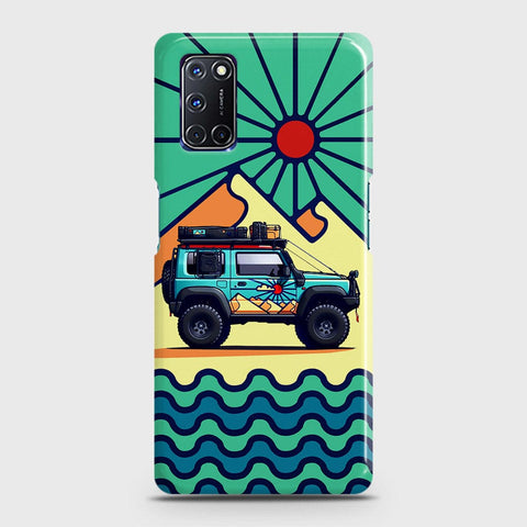Oppo A92 Cover - Adventure Series - Matte Finish - Snap On Hard Case with LifeTime Colors Guarantee