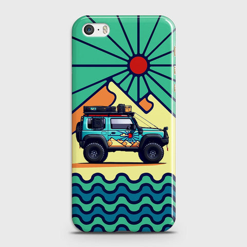 iPhone SE Cover - Adventure Series - Matte Finish - Snap On Hard Case with LifeTime Colors Guarantee
