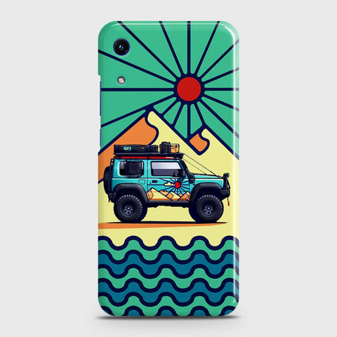 Honor 8A Without Sensor Cut Cover - Adventure Series - Matte Finish - Snap On Hard Case with LifeTime Colors Guarantee