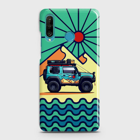 Huawei P30 lite Cover - Adventure Series - Matte Finish - Snap On Hard Case with LifeTime Colors Guarantee