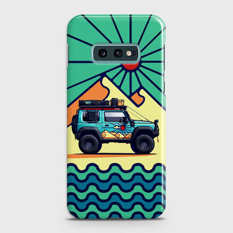 Samsung Galaxy S10e Cover - Adventure Series - Matte Finish - Snap On Hard Case with LifeTime Colors Guarantee