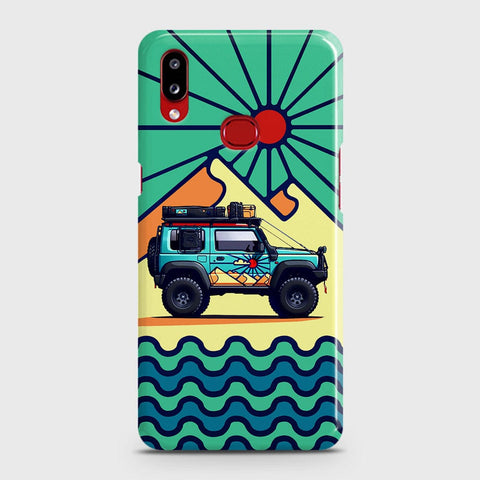 Samsung Galaxy A10s Cover - Adventure Series - Matte Finish - Snap On Hard Case with LifeTime Colors Guarantee