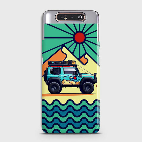 Samsung Galaxy A80 Cover - Adventure Series - Matte Finish - Snap On Hard Case with LifeTime Colors Guarantee