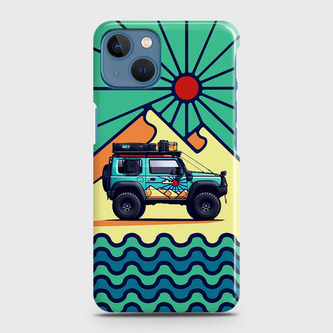 iPhone 13 Mini Cover - Adventure Series - Matte Finish - Snap On Hard Case with LifeTime Colors Guarantee