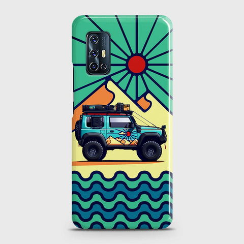 Vivo V17 Cover - Adventure Series - Matte Finish - Snap On Hard Case with LifeTime Colors Guarantee