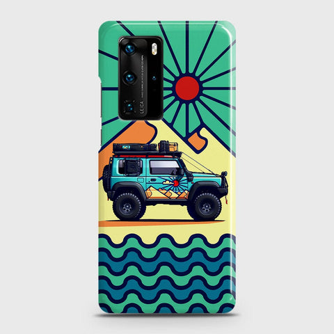 Huawei P40 Pro Cover - Adventure Series - Matte Finish - Snap On Hard Case with LifeTime Colors Guarantee