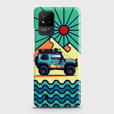 Realme Narzo 50i Cover - Adventure Series - Matte Finish - Snap On Hard Case with LifeTime Colors Guarantee