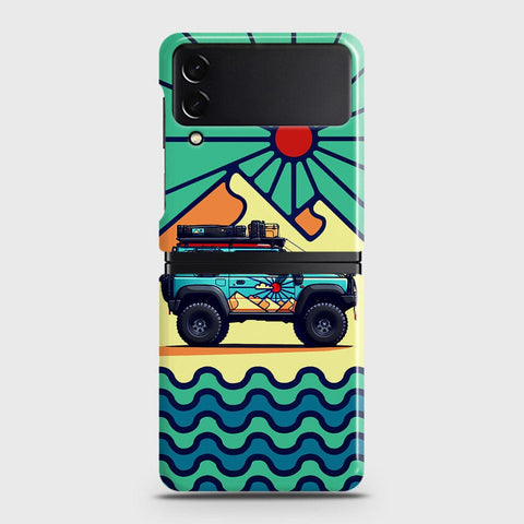 Samsung Galaxy Z Flip 3 5G Cover - Adventure Series - Matte Finish - Snap On Hard Case with LifeTime Colors Guarantee