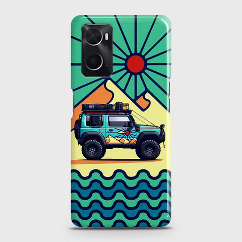 Oppo A36 Cover - Adventure Series - Matte Finish - Snap On Hard Case with LifeTime Colors Guarantee