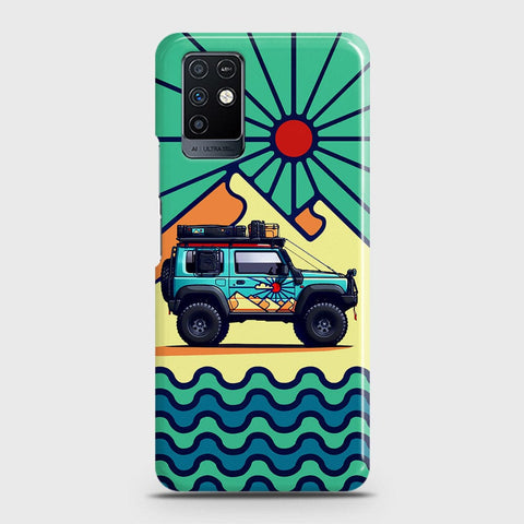 Infinix Note 10 Cover - Adventure Series - Matte Finish - Snap On Hard Case with LifeTime Colors Guarantee B66