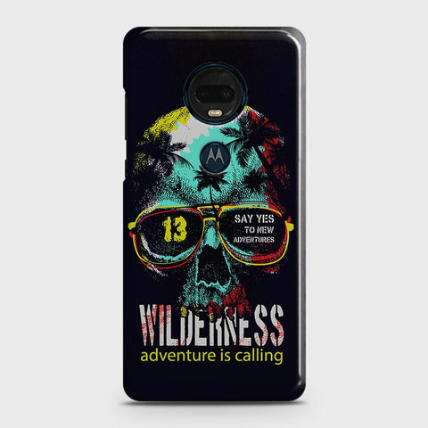Motorola Moto G7 Plus Cover - Adventure Series - Matte Finish - Snap On Hard Case with LifeTime Colors Guarantee