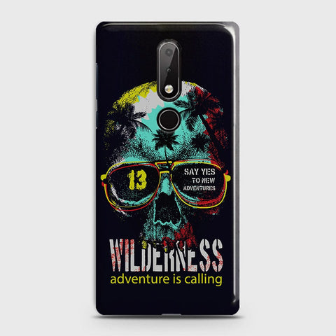 Nokia 6.1 Plus Cover - Adventure Series - Matte Finish - Snap On Hard Case with LifeTime Colors Guarantee