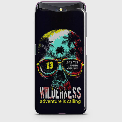 Oppo Find X Cover - Adventure Series - Matte Finish - Snap On Hard Case with LifeTime Colors Guarantee