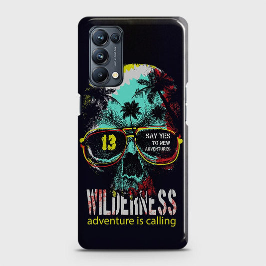 Oppo Reno 5 5G Cover - Adventure Series - Matte Finish - Snap On Hard Case with LifeTime Colors Guarantee (Fast Delivery)
