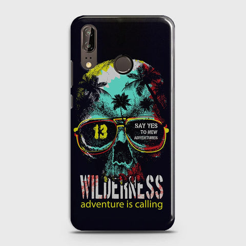 Huawei P20 Cover - Adventure Series - Matte Finish - Snap On Hard Case with LifeTime Colors Guarantee