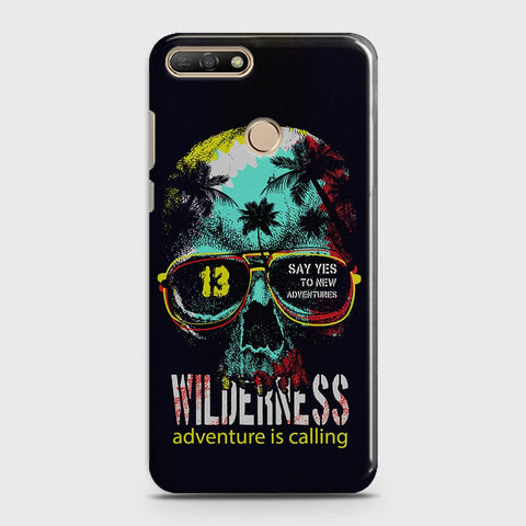 Huawei Y7 Prime 2018 / Y7 2018 Cover - Adventure Series - Matte Finish - Snap On Hard Case with LifeTime Colors Guarantee